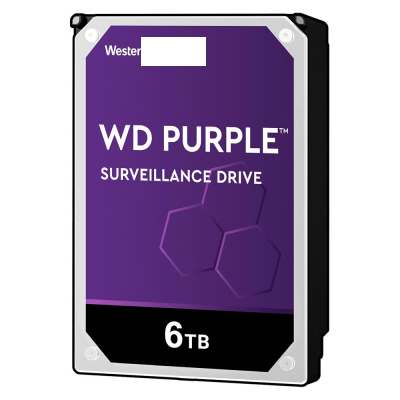 هارددیسک اینترنال وسترن دیجیتال مدل Purple WD64PURZ ظرفیت 6 ترابایت