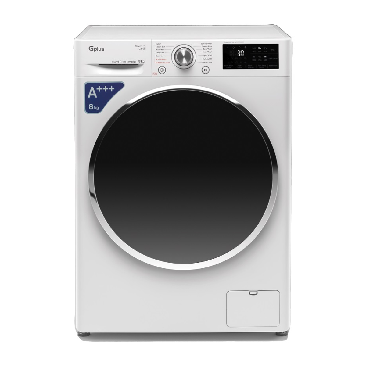 ماشین لباسشویی جی پلاس 8 کیلویی مدل GWM-M880W-IND-small-image