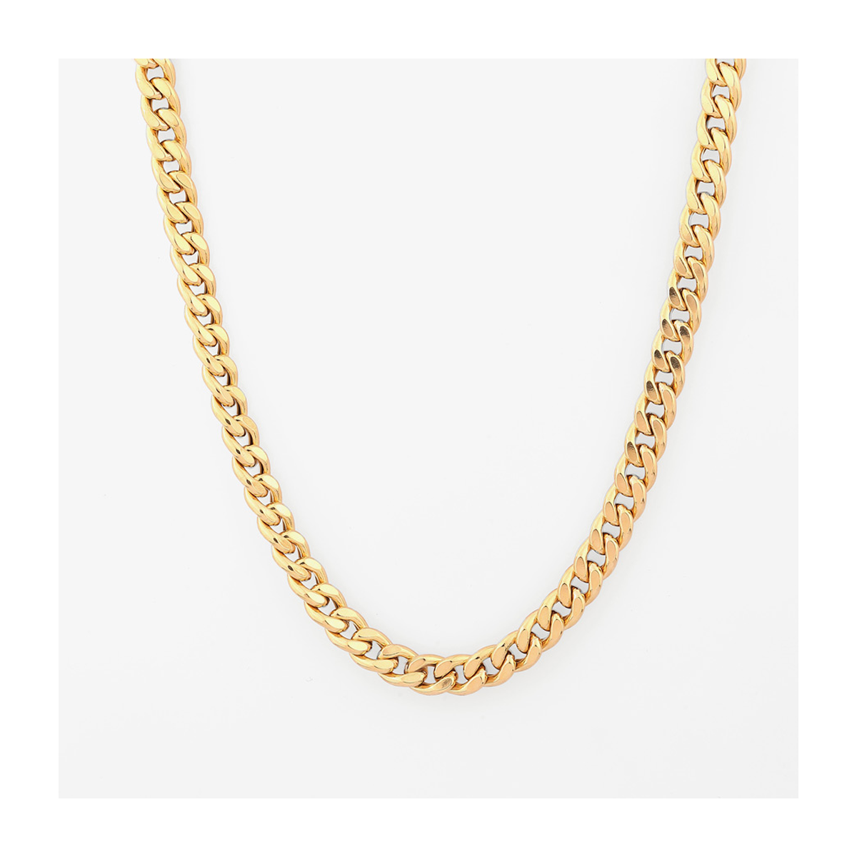 زنجیر طلا زنانه طرح کارتیه سیتی قو طلایی کد C036356