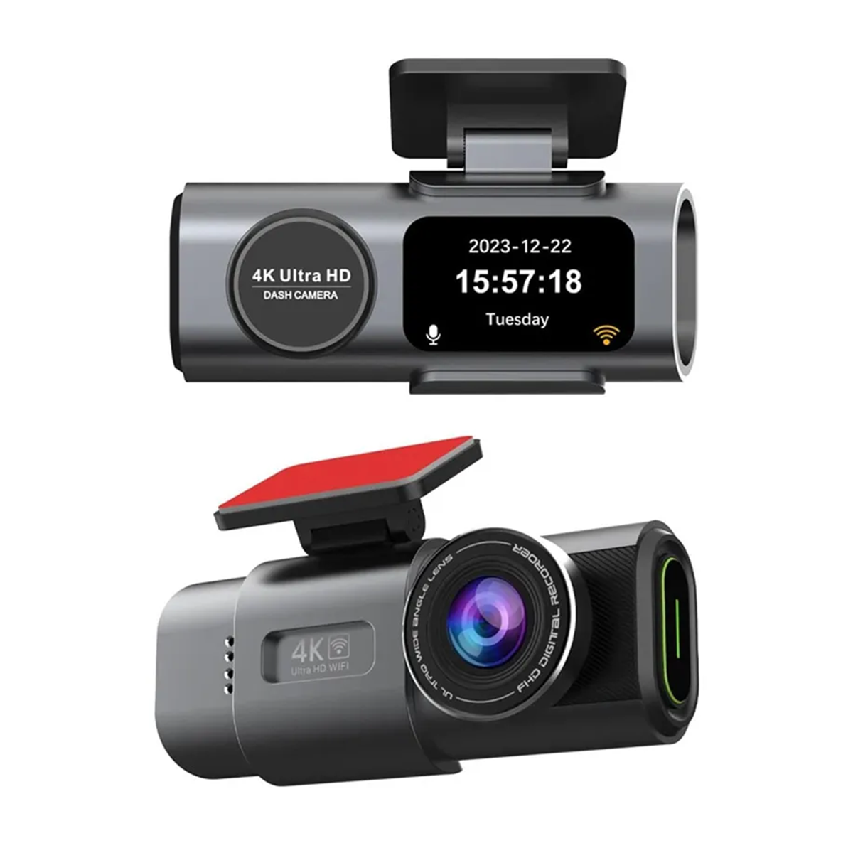 دوربین ثبت وقایع خودرو مدل discavery car dash cam 4k ultra-small-image