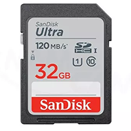 کارت حافظه SDHC مدل Ultra کلاس 10 استاندارد UHS-I U1 سرعت 120MBps ظرفیت 32 گیگابایت